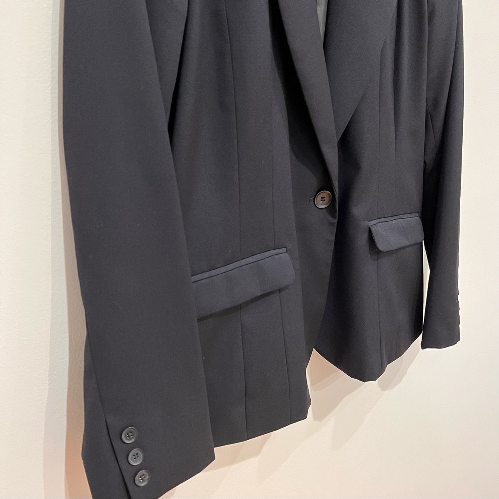 Pendleton Single Button Wool Blazer In Black, Car… - image 4